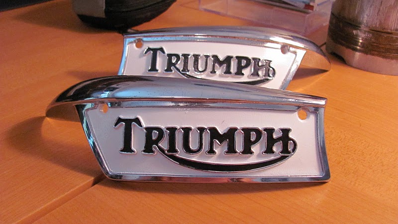 Tank emblems restored